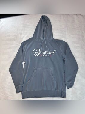 Barstool Golf Blue Hoodie Men’s M Worn in Independent